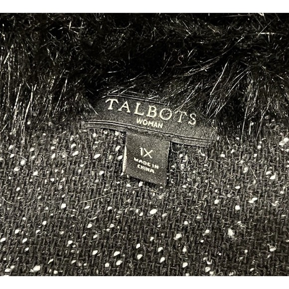 Talbots Removable Faux Fur-Trim Collar Longline Boucle Vest, Women's Size 1X‎ - Picture 7 of 11